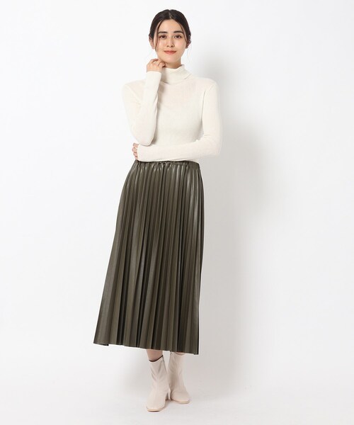THE SHOP TK (ザ ショップ ティーケー )の「◆タートルニットプルオーバー(ニット/セーター・レディース・ブラック/オフホワイト/オレンジ系・12/13/14)」の20枚目の写真