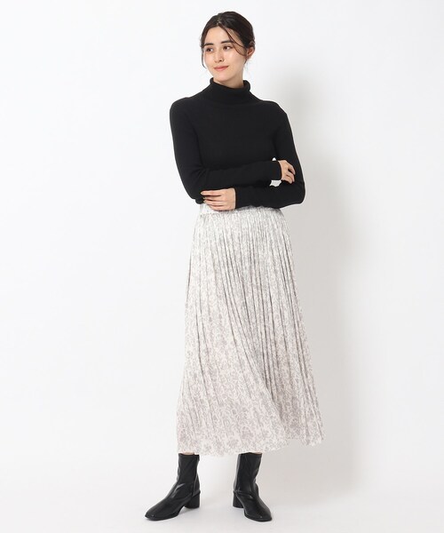 THE SHOP TK (ザ ショップ ティーケー )の「◆タートルニットプルオーバー(ニット/セーター・レディース・ブラック/オフホワイト/オレンジ系・12/13/14)」の19枚目の写真