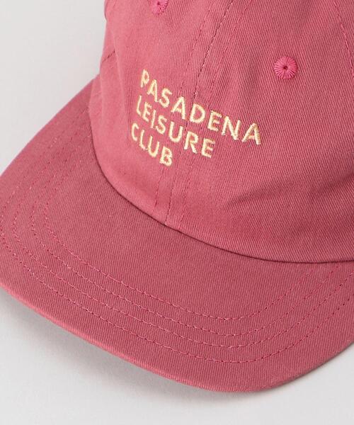 PASADENA LEISURE CLUB（パサデナレジャークラブ）の「＜PASADENA LEISURE CLUB（パサデナ レジャー クラブ）＞ LOGO CAP Brushed/キャップ（キャップ・メンズ・ピンク・FREE）」の5枚目の写真