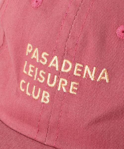 PASADENA LEISURE CLUB（パサデナレジャークラブ）の「＜PASADENA LEISURE CLUB（パサデナ レジャー クラブ）＞ LOGO CAP Brushed/キャップ（キャップ・メンズ・ピンク・FREE）」の4枚目の写真