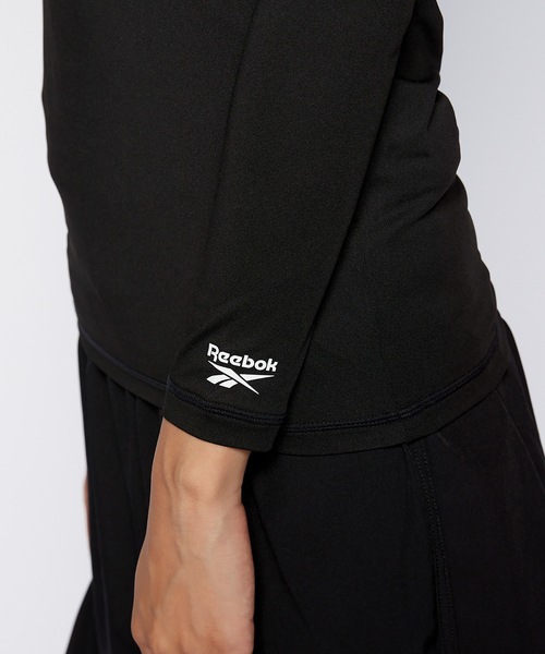 Reebok（リーボック）の「【Reebok:リーボック】コンプレション長袖インナー 半袖Tシャツ 2点セット（Tシャツ/カットソー・レディース・ホワイト/ブラック/グレー/ブラック×ピンク・SMALL/MEDIUM/LARGE/X-LARGE）」の17枚目の写真