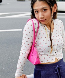 atmos pink チェリー柄 カーディガン