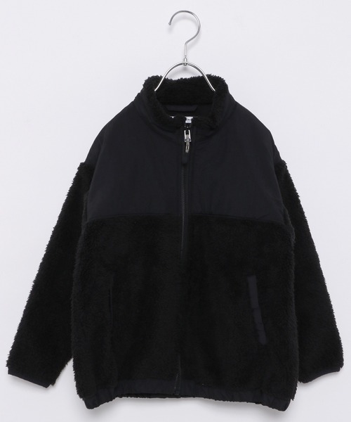 GLOBAL WORK（グローバルワーク）の「【キッズ】防風/洗えるボアジャケット/218308（その他アウター・キッズ・アイボリー/ブラック/グリーン・160cm/100cm/120cm/150cm/110cm/130cm/140cm）」の8枚目の写真