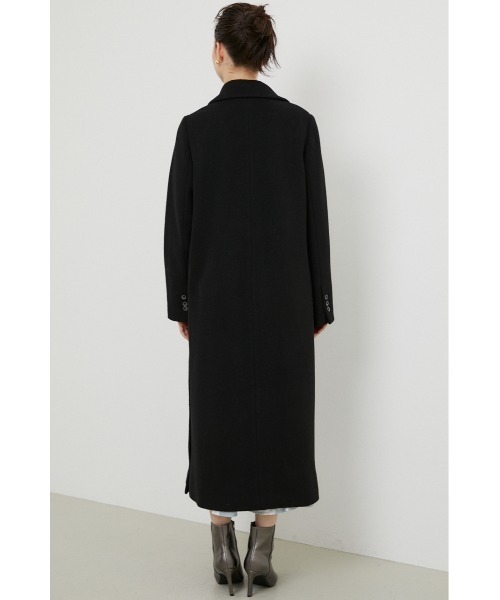 rienda（リエンダ）の「サイドボタンロングウールMIXチェスターコート