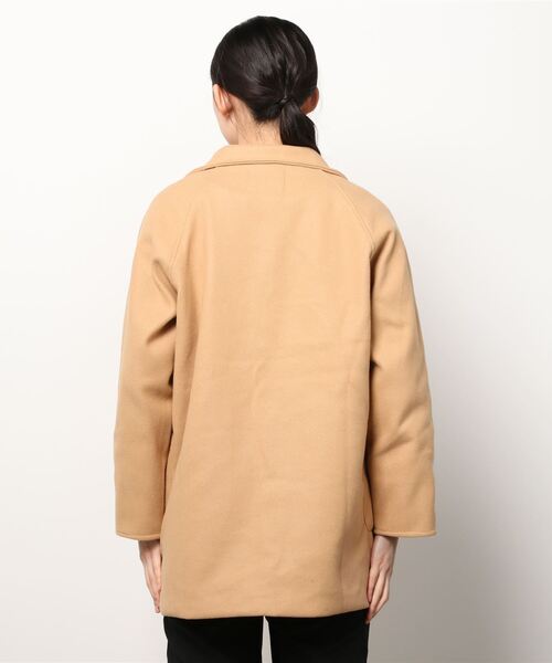 MAISON BREEZE(メゾンブリーズ)の「【MAISON BREEZE】シンプルミドルチェスターコート SCCH38(チェスターコート・レディース・ブラック/ベージュ・4/3)」の5枚目の写真