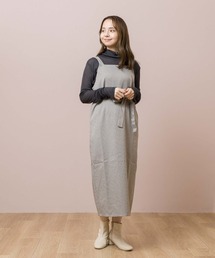 flower | チェックエプロンワンピース(ワンピース)