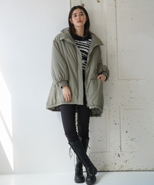 VENCEEXCHANGE（ヴァンスエクスチェンジ）の「タンクソールレースアップロングブーツ（ブーツ・レディース・ホワイト/ブラック・M/L）」の19枚目の写真