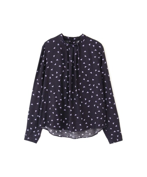 human woman（ヒューマンウーマン）の「◆幾何学プリントプルオーバーブラウス（シャツ/ブラウス・レディース・ダークインディゴブルー/ブラック系その他3・MEDIUM）」の12枚目の写真