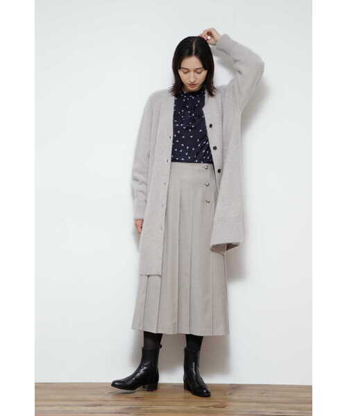 human woman（ヒューマンウーマン）の「◆幾何学プリントプルオーバーブラウス（シャツ/ブラウス・レディース・ダークインディゴブルー/ブラック系その他3・MEDIUM）」の13枚目の写真