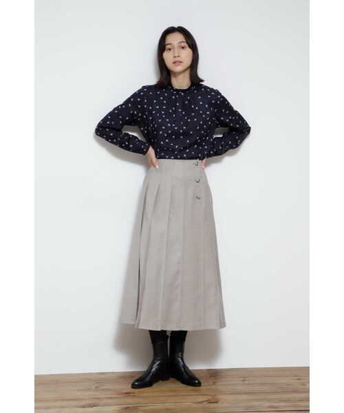 human woman（ヒューマンウーマン）の「◆幾何学プリントプルオーバーブラウス（シャツ/ブラウス・レディース・ダークインディゴブルー/ブラック系その他3・MEDIUM）」の14枚目の写真