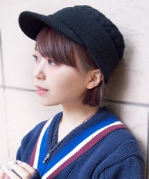 polcadot | 折り返しつば付きニット(キャップ)