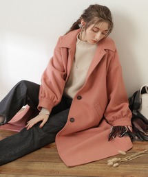 N.（N. Natural Beauty Basic） | 【S Size Line】◆ジャージーメルトンステンカラーコート(ステンカラーコート)