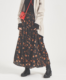 Rouge vif Anna | フラワープリントマキシスカート(スカート)