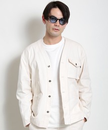 Herringbone Military Cardigan へリンボン ミリタリー カーディガン
