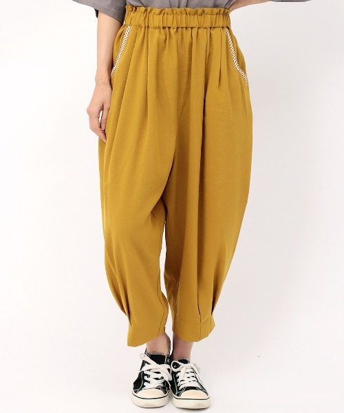 チチカカ(チチカカ)の「エッグタックパンツ 【シリーズ累計15,000枚突破】(その他パンツ・レディース・ベージュ/カーキ/ブラック/その他1/グリーン/オレンジ/マスタード/オリーブ・FREE)」の21枚目の写真