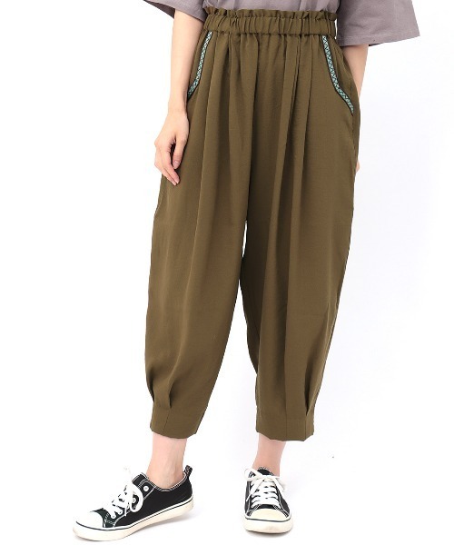 チチカカ(チチカカ)の「エッグタックパンツ 【シリーズ累計15,000枚突破】(その他パンツ・レディース・ベージュ/カーキ/ブラック/その他1/グリーン/オレンジ/マスタード/オリーブ・FREE)」の22枚目の写真