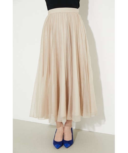 rienda（リエンダ）の「ボックスプリーツフレアスカート（スカート・レディース・ブラック/ベージュ/ピンク・SMALL/MEDIUM）」の12枚目の写真