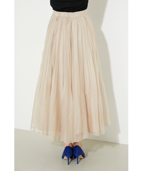 rienda（リエンダ）の「ボックスプリーツフレアスカート（スカート・レディース・ブラック/ベージュ/ピンク・SMALL/MEDIUM）」の18枚目の写真