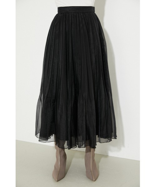 rienda（リエンダ）の「ボックスプリーツフレアスカート（スカート・レディース・ブラック/ベージュ/ピンク・SMALL/MEDIUM）」の13枚目の写真