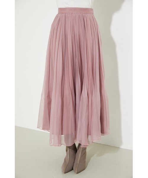 rienda（リエンダ）の「ボックスプリーツフレアスカート（スカート・レディース・ブラック/ベージュ/ピンク・SMALL/MEDIUM）」の14枚目の写真