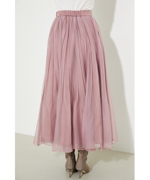 rienda（リエンダ）の「ボックスプリーツフレアスカート（スカート・レディース・ブラック/ベージュ/ピンク・SMALL/MEDIUM）」の20枚目の写真