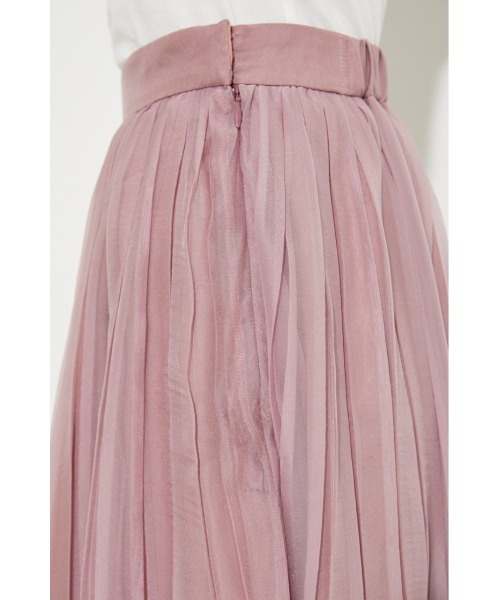 リエンダ　ブラックフレアスカート セール】ウエストシャーリングタックデザインフレアスカート 秋