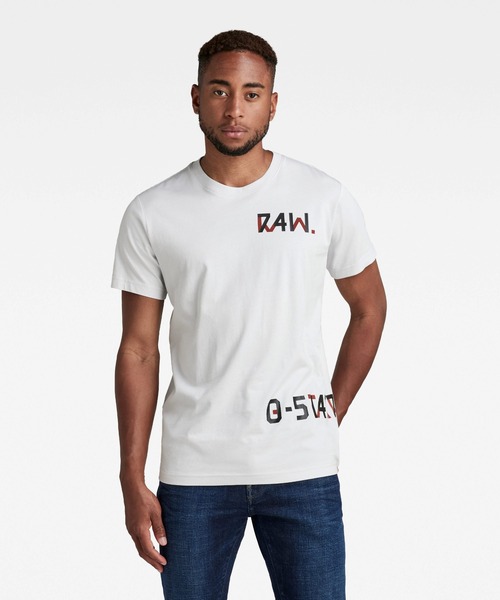 G-STAR(ジースター)の「MULTIPLE 7411 T-SHIRT/ロゴT(Tシャツ/カットソー・メンズ・グレー系その他/ダークオリーブ/ブラウン系その他・SMALL/X-SMALL/MEDIUM/LARGE/X-LARGE)」の3枚目の写真