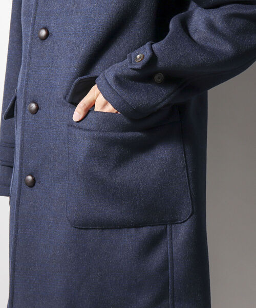 NOLLEY'S goodman（ノーリーズグッドマン）の「リバーメルトンフーデッドコート（ダッフルコート・メンズ・ネイビー/ブルー系その他7・SMALL/MEDIUM/LARGE/X-LARGE）」の6枚目の写真