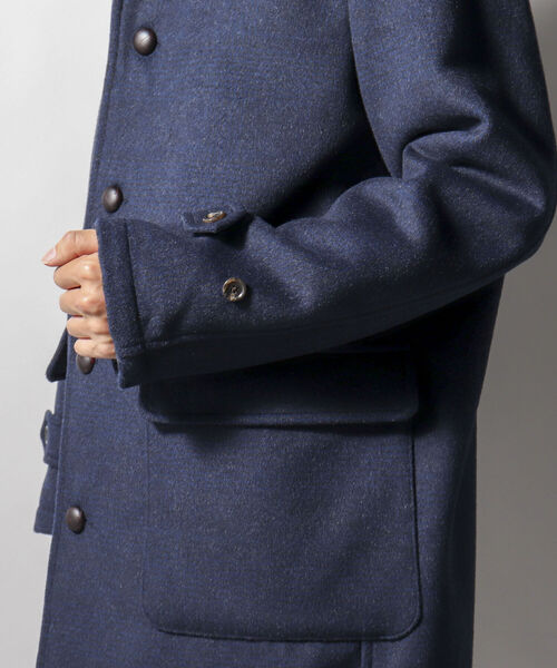 NOLLEY'S goodman（ノーリーズグッドマン）の「リバーメルトンフーデッドコート（ダッフルコート・メンズ・ネイビー/ブルー系その他7・SMALL/MEDIUM/LARGE/X-LARGE）」の7枚目の写真