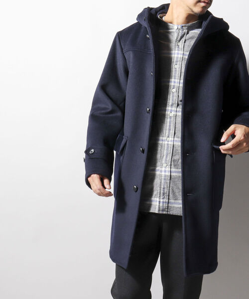 NOLLEY'S goodman（ノーリーズグッドマン）の「リバーメルトンフーデッドコート（ダッフルコート・メンズ・ネイビー/ブルー系その他7・SMALL/MEDIUM/LARGE/X-LARGE）」の11枚目の写真
