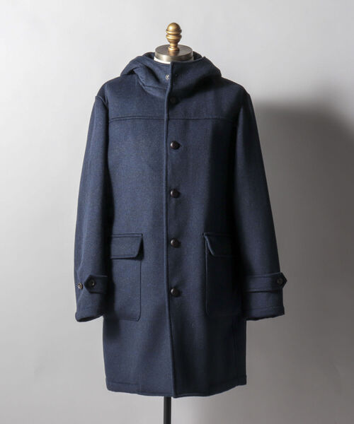 NOLLEY'S goodman（ノーリーズグッドマン）の「リバーメルトンフーデッドコート（ダッフルコート・メンズ・ネイビー/ブルー系その他7・SMALL/MEDIUM/LARGE/X-LARGE）」の14枚目の写真