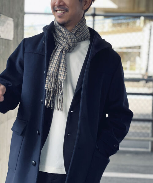 NOLLEY'S goodman（ノーリーズグッドマン）の「リバーメルトンフーデッドコート（ダッフルコート・メンズ・ネイビー/ブルー系その他7・SMALL/MEDIUM/LARGE/X-LARGE）」の16枚目の写真