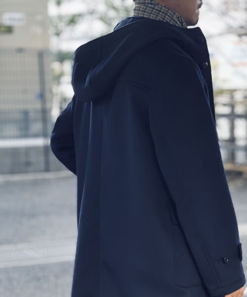 NOLLEY'S goodman（ノーリーズグッドマン）の「リバーメルトンフーデッドコート（ダッフルコート・メンズ・ネイビー/ブルー系その他7・SMALL/MEDIUM/LARGE/X-LARGE）」の17枚目の写真
