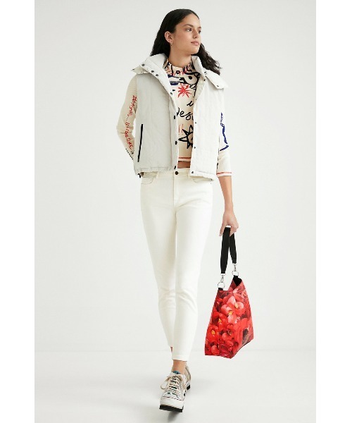 Desigual（デシグアル）の「ウィメンズ パッド入り半オーバーコート WHITY（その他アウター・レディース・ホワイト・S/M/L）」の11枚目の写真