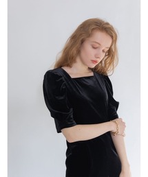Ayla velvet cross dress アイラ　ベルベット　ドレス Ayla（アイラ）の「velvet cross dress（ワンピース）」 - WEAR