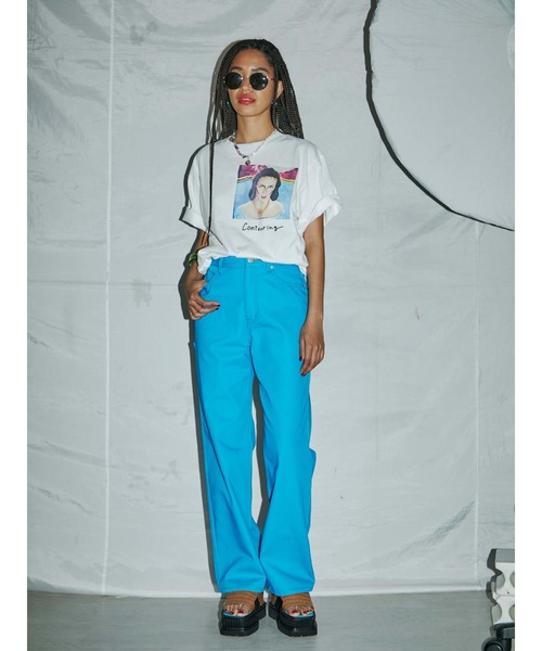 PAMEO POSE（パメオポーズ）の「ZOEY Pants（デニムパンツ・レディース・ブルー/ブラック/ベージュ・SMALL/MEDIUM）」の11枚目の写真
