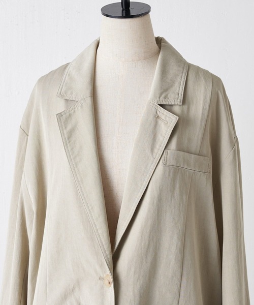 BEARDSLEY（ビアズリー）の「ラフジャケット（テーラードジャケット・レディース・グリーン・FREE）」の5枚目の写真