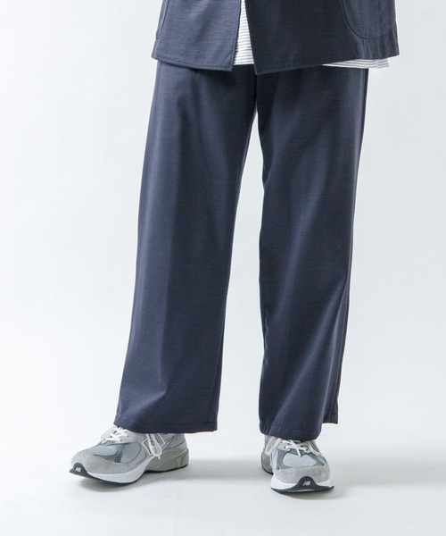 URBAN RESEARCH ROSSO MEN(アーバンリサーチロッソメン)の「ハイブリッドボンディングワイドパンツ『セットアップ対応』(その他パンツ・メンズ・ブラック/ブラウン/ネイビー・MEDIUM/LARGE)」の10枚目の写真