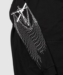 RAF SIMONS（ラフシモンズ）の「Oversized printed scarf hoodie with