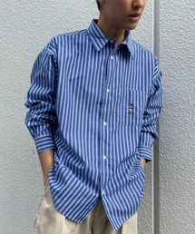 CIAOPANIC | トレンドのオーバーサイズシャツに！WEB限定テディベア刺繍レギュラーカラーシャツ/シャンブレー/ダンガリー/オックスフォード/ストライプ(シャツ/ブラウス)