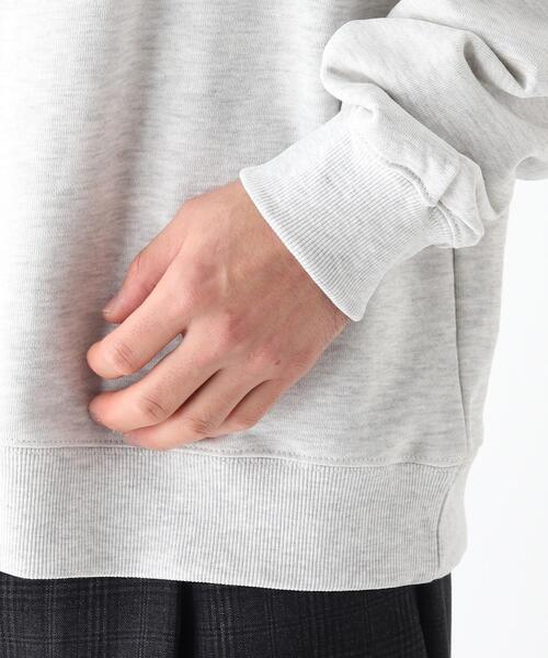 BASECONTROL（ベースコントロール）の「◆Quash　刺繍デザイン 裏毛クルーネックスウェット（スウェット・メンズ・アイボリー/グリーン/ライトブルー/アイボリー系/ベージュ系/ネイビー系・02/03）」の11枚目の写真