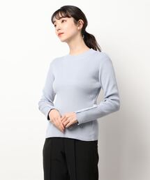 Te chichi | 袖口ボタンスリットリブニット(ニット/セーター)