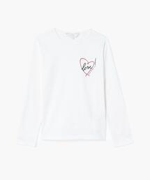 To b. by agnes b.（トゥービーバイアニエスベー）の「WS50 TS ラブ！ハートロングTS（Tシャツ/カットソー）」