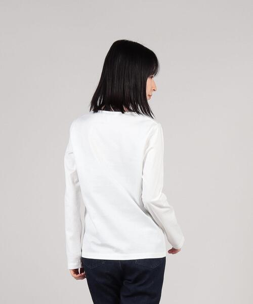 To be. by agnes b. カットソー ホワイト 40ワンポイント To be. by agnes b. カットソー ホワイト 40ワンポイント - メルカリ