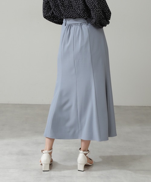 N.（N. Natural Beauty Basic）（エヌエヌナチュラルビューティーベーシック）の「【S Size Line】◆バックル付マーメイドスカート（スカート・レディース・ベージュ/ネイビー/ピンク/ブルー・SMALL/MEDIUM）」の13枚目の写真
