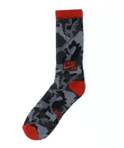 NIKE SB(ナイキエスビー)の「メンズ ナイキ ソックス 3足1セット NIKE SB 3PPK CREW SOCKS SX4919(ソックス/靴下・メンズ・ブラック/チャコールグレー/ダークグレー/ブラウン・27cm)」の3枚目の写真