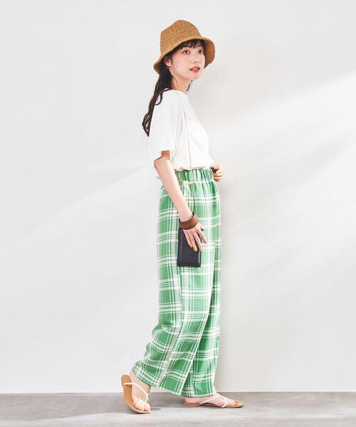 coen（コーエン）の「リップルコンパクトTシャツ（Tシャツ/カットソー・レディース・ホワイト/ブラック/ベージュ/グレー・M/L）」の9枚目の写真