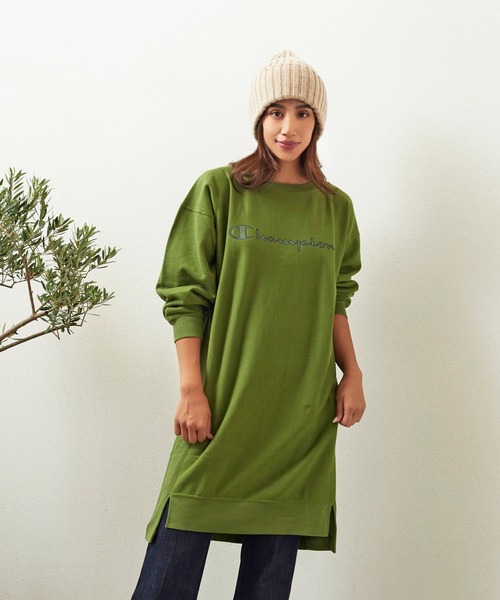 ブランド古着 長袖ワンピース ワンピース Champion チャンピオン のファッション通販 Zozoused