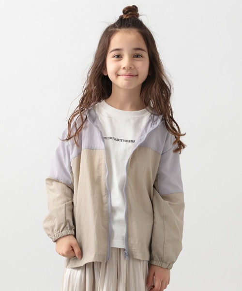 GLOBAL WORK（グローバルワーク）の「キッズ/ワンダブルゾンフーディ/260934（ブルゾン・キッズ・グリーン/ライトパープル/ライトブルー・150cm/130cm/110cm/100cm/140cm/160cm/120cm）」の9枚目の写真