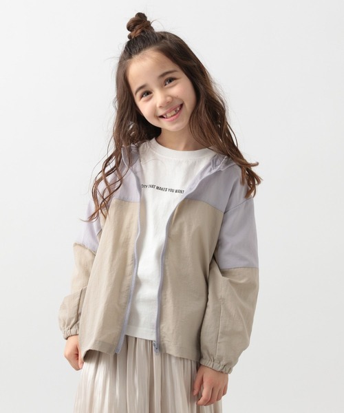 GLOBAL WORK（グローバルワーク）の「キッズ/ワンダブルゾンフーディ/260934（ブルゾン・キッズ・グリーン/ライトパープル/ライトブルー・150cm/130cm/110cm/100cm/140cm/160cm/120cm）」の10枚目の写真